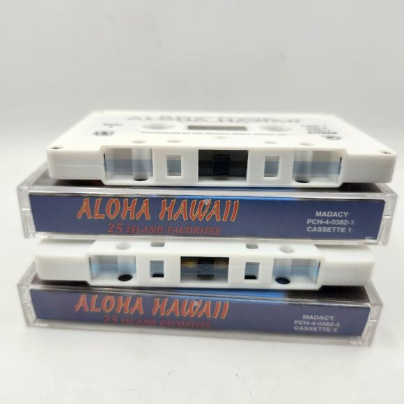 Aloha Hawaii 25 Island Favorites Double Cassette Madacy - Picture 9 of 10
